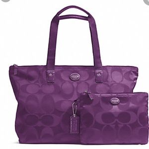 Coach Nylon bag set